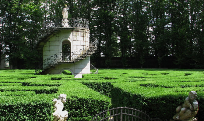 villa pisani veneto giardino labirinto natura villa