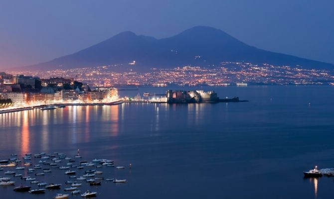Panorama del Golfo di Napoli