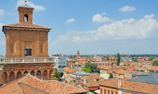 Veduta di Ferrara